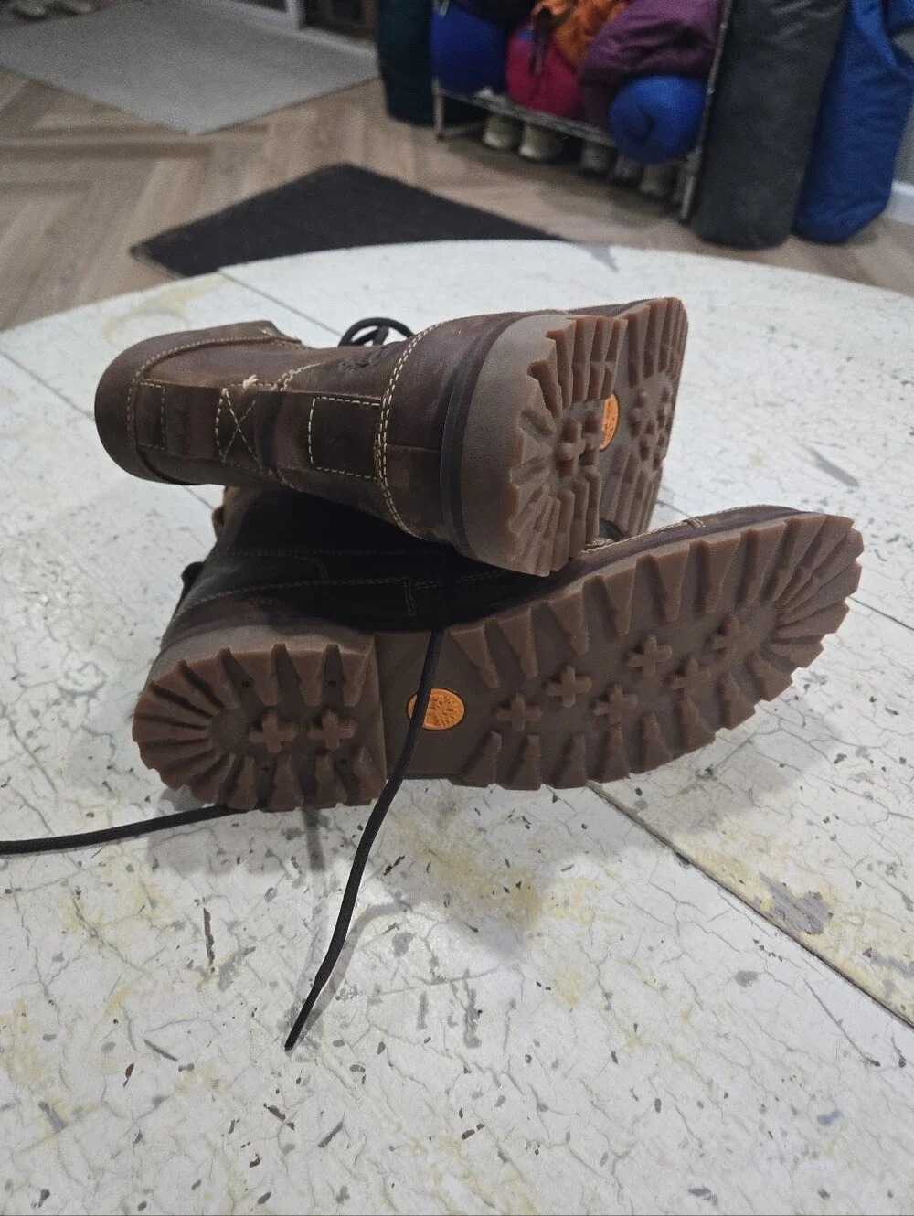 Timberland Earthkeepers Boots Men's Brown Leather Size 43-9